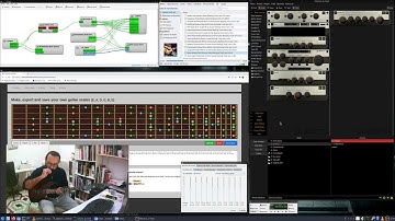 OBS Studio + QJackCTL + Guitarix + VLC in Linux