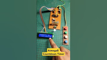 atmega8 countdown timer with pwm controller #arduinoprojects #motorcontroller #electronic #arduino