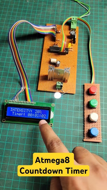 atmega8 countdown timer with pwm controller #arduinoprojects # ...