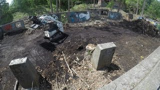 Cleaning out a coal bin