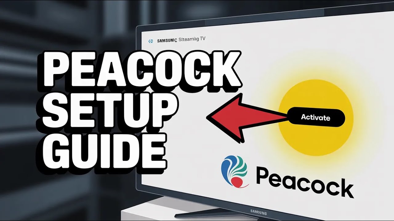 How to activate Peacock on Samsung Smart TV - Easy Setup - YouTube