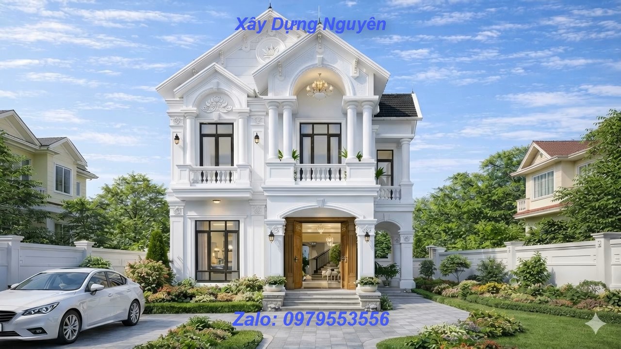 Mẫu Biệt Thự 2 Tầng Mái Thái Diện Tích 7x18m Thiết Kế 3 Phòng Ngủ #bietthu #maithai