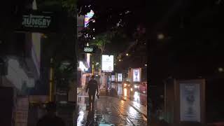 Lightning and thunderstorm on a Bangkok night #travel #walkingtour #citywalk #thailand #rain