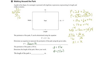 EQAO Grade 9 Academic Math 2017 Question 9 Solution