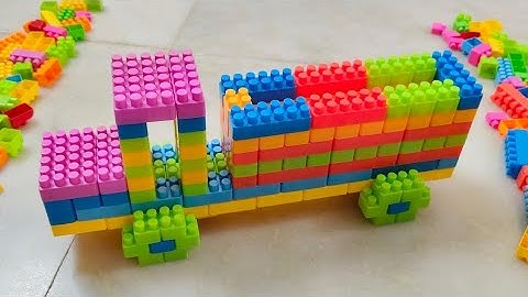 Satisfying DIY Truck ASMR/ Building Blocks/block game /lego building fun#asmr#buildingblocks#lego