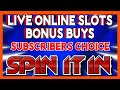 Subscriber Requests Bonus Buys Live Stream