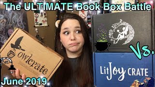 FairyLoot Vs. LitJoy Crate Vs. OwlCrate | The Ultimate Book Box Battle | Book Box Unboxing