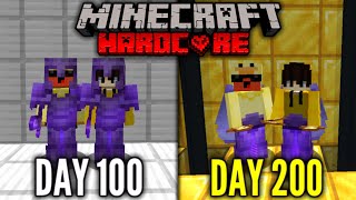 We Survived 200 Days In Hardcore Minecraft... Here&#39;s What Happened