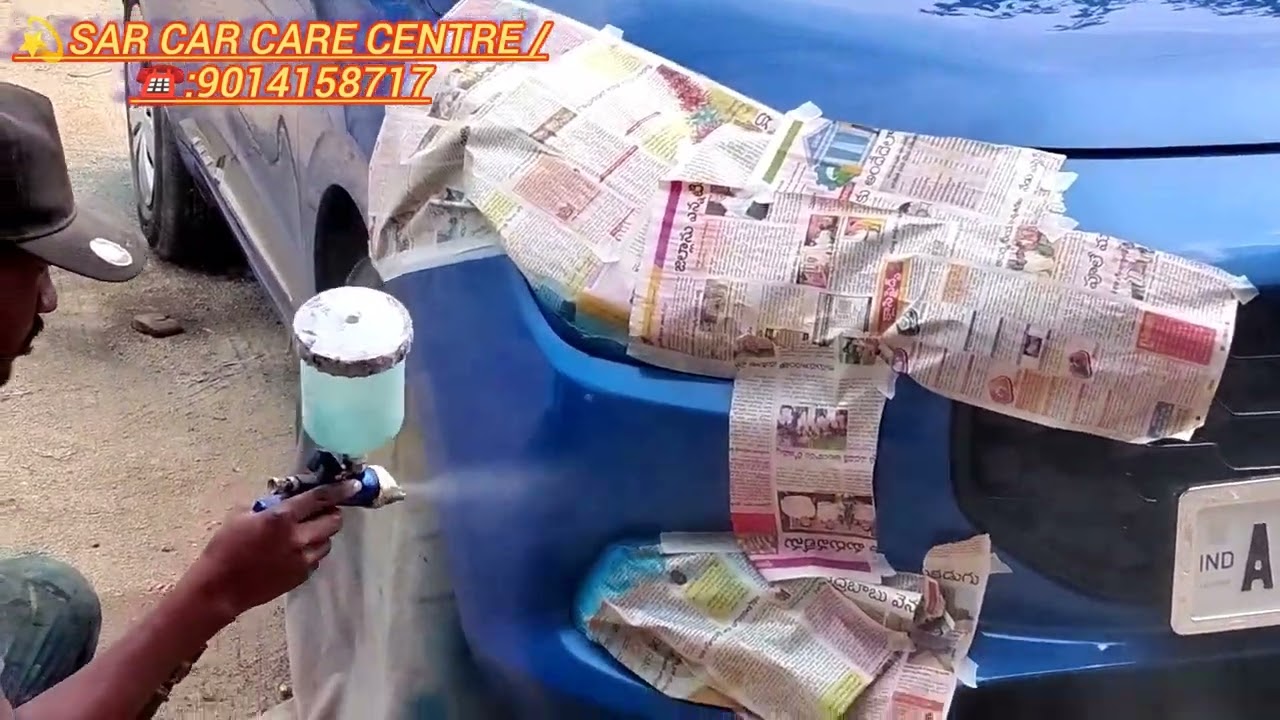 #MARUTI SUZUKI SWIFT FRONT BUMPER PAINTING NEW CAR #PALAMANER ☎️:9014158717