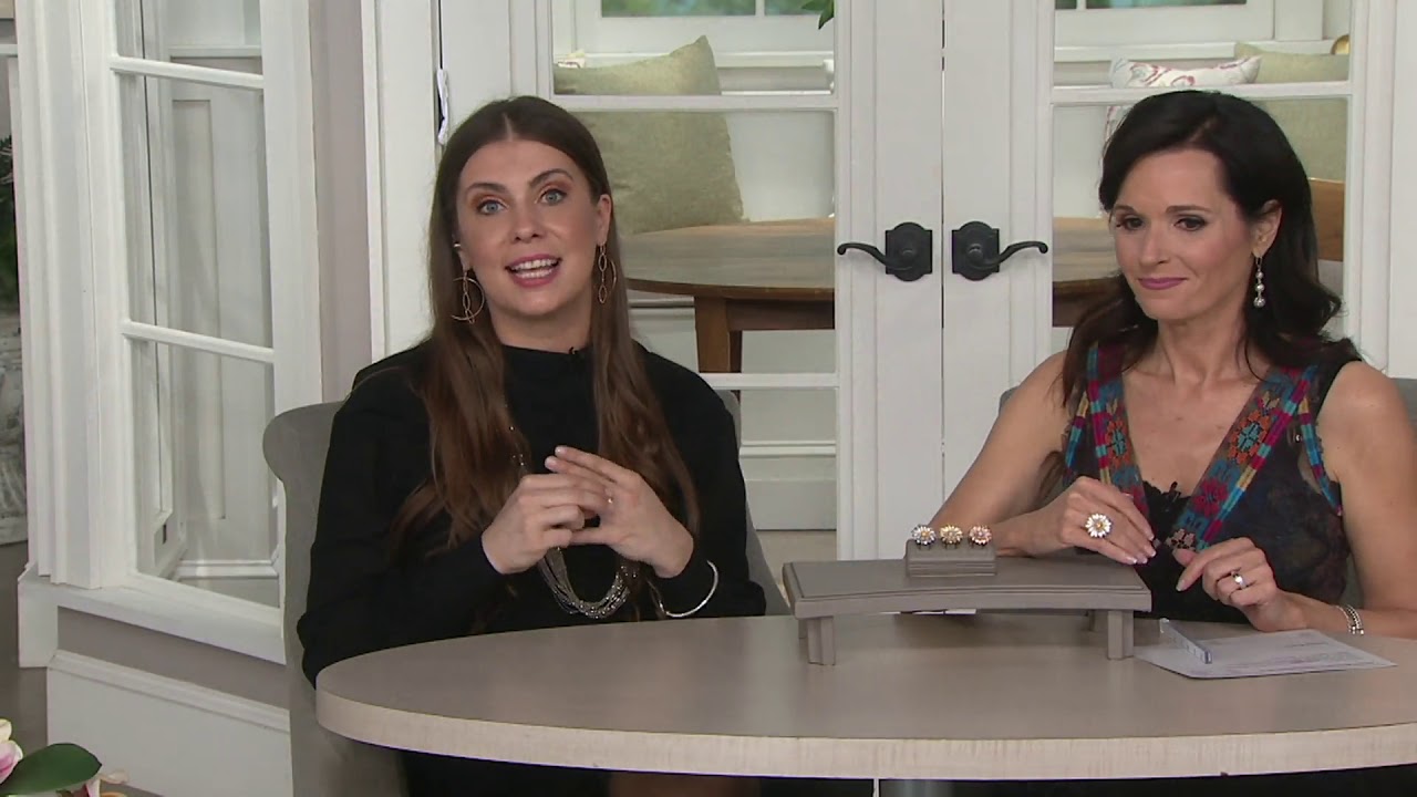 Italian Silver Sterling Flower Ring on QVC