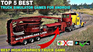 #TOP 5 BEST ULTRA HIGH GRAPHICS TRUCK SIMULATOR  GAMES FOR ANDROID | BEST TRUCK GAME | DOWNLOAD NOW screenshot 5
