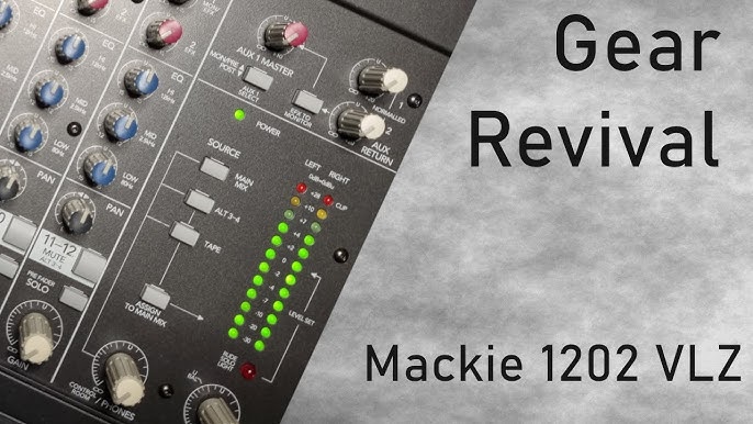 salat Embankment royalty Mackie 1202VLZ Small Analogue Mixer - Overview - YouTube