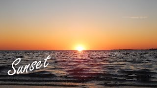 Real Sunset at the Sunset Beach Tarpon Springs Florida | Relaxing music