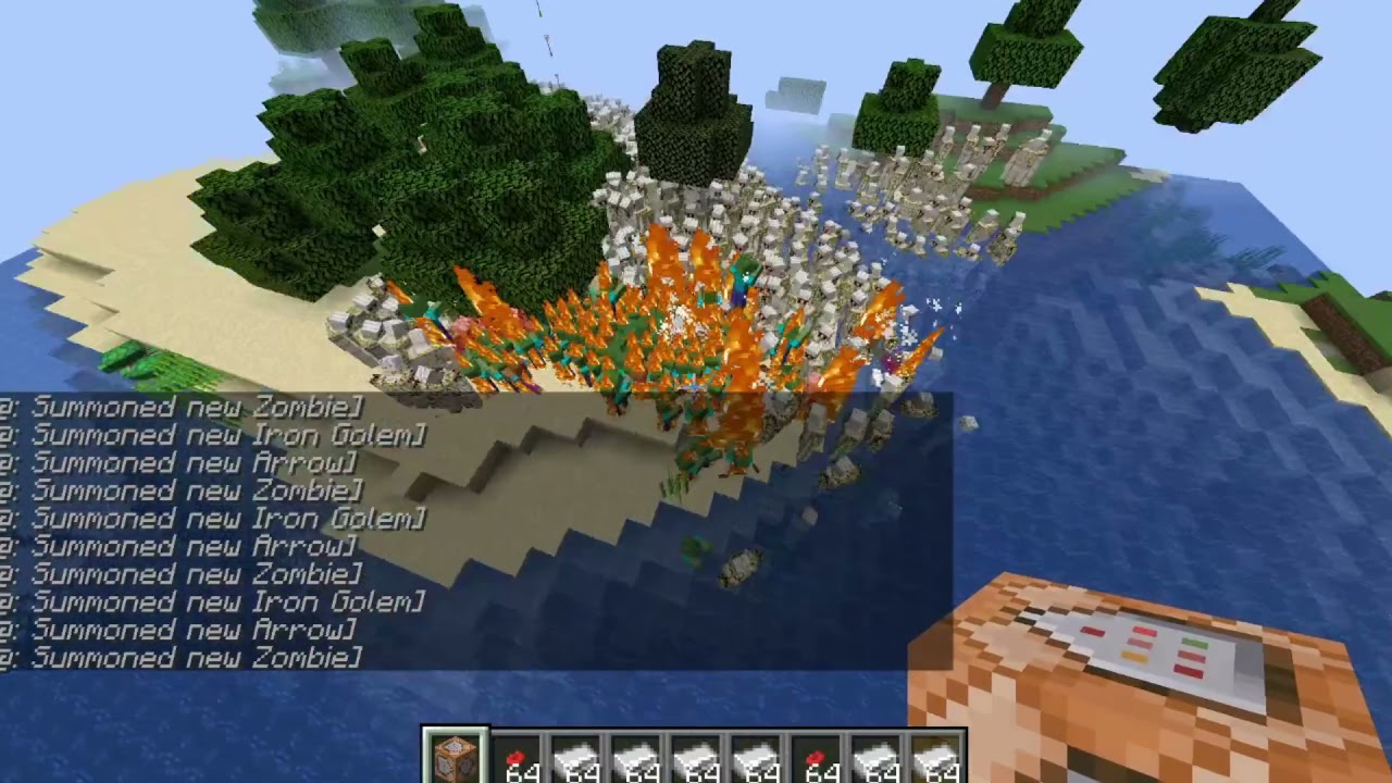 MineWar 1 (Golem vs Zombies) (RIP pc )