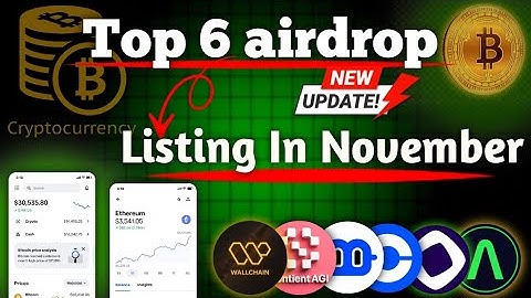 TOP 6 Upcoming Crypto Airdrops November 2025 |Airdrop TGE Dates Revealed! #Tecnicalfact #airdrop