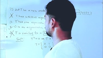 CSIR-NET/JRF | June-2016 Part-C |  booklet Code-A Q.75 | Solution | Eigen Values | Linear Algebra |