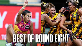 The BEST MOMENTS from Round 8 of AFLW
