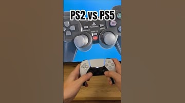 PS2 vs PS5 controller #nostalgiaplaystation #satisfying