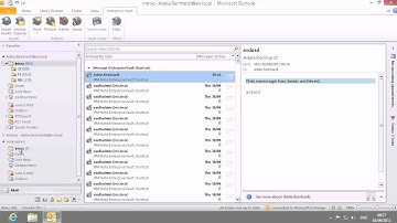 Enterprise Vault: Shared Mailbox - Manual Archiving