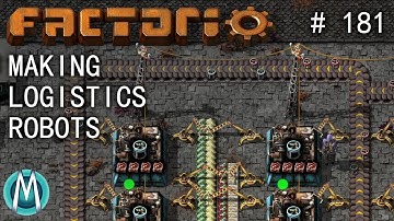 [Factorio 1.1 4K] Angel/Bobs Ep 181: Making Logistics Robots