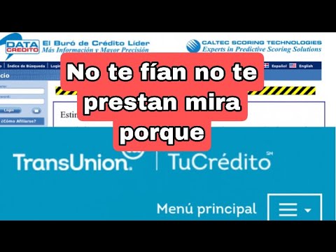 NO TE FÍAN NO TE PRESTAN | DATA CRÉDITO | TRANS-UNIÓN