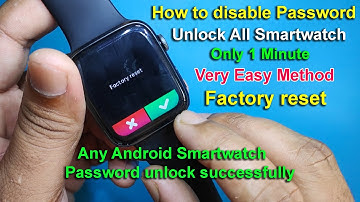 How to disable Password Lock In HW22 plus.HW18.HW16.HW12 Smartwatch | All Smartwatch Unlock Easy