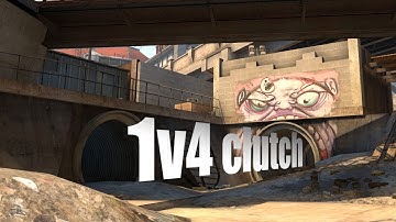 1v4 clutch on overpass (my first edited video)