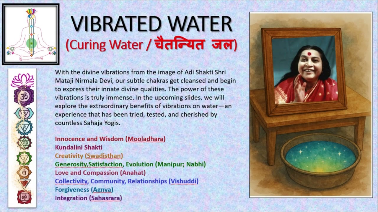 Sahaja Agriculture Exhibition - Uses of Vibrated Water - G.D Pareek