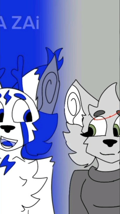 ZAI ZAI ZAI MEOW MEOW MEOW (Animation meme) Rico 05 and ~ Catmikis040 #flipaclip #animation #shorts