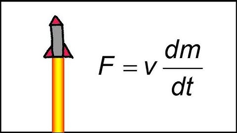 3.2.4 vdm/dt: How to calculate rocket thrust?