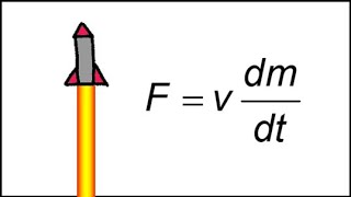 3.2.4 vdm/dt: How to calculate rocket thrust?