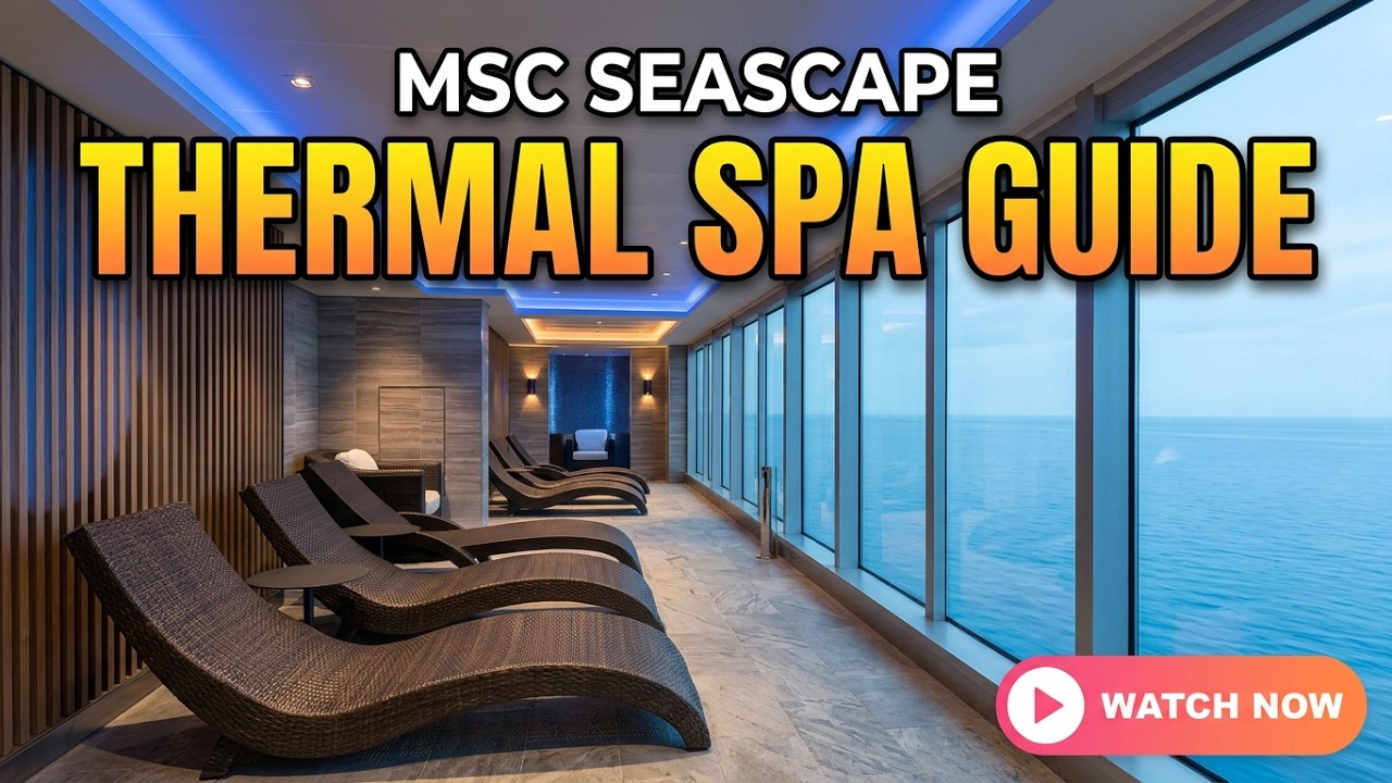 MSC Seascape Aurea Spa: Is the Thermal Suite Worth It? (Galveston Cruise)