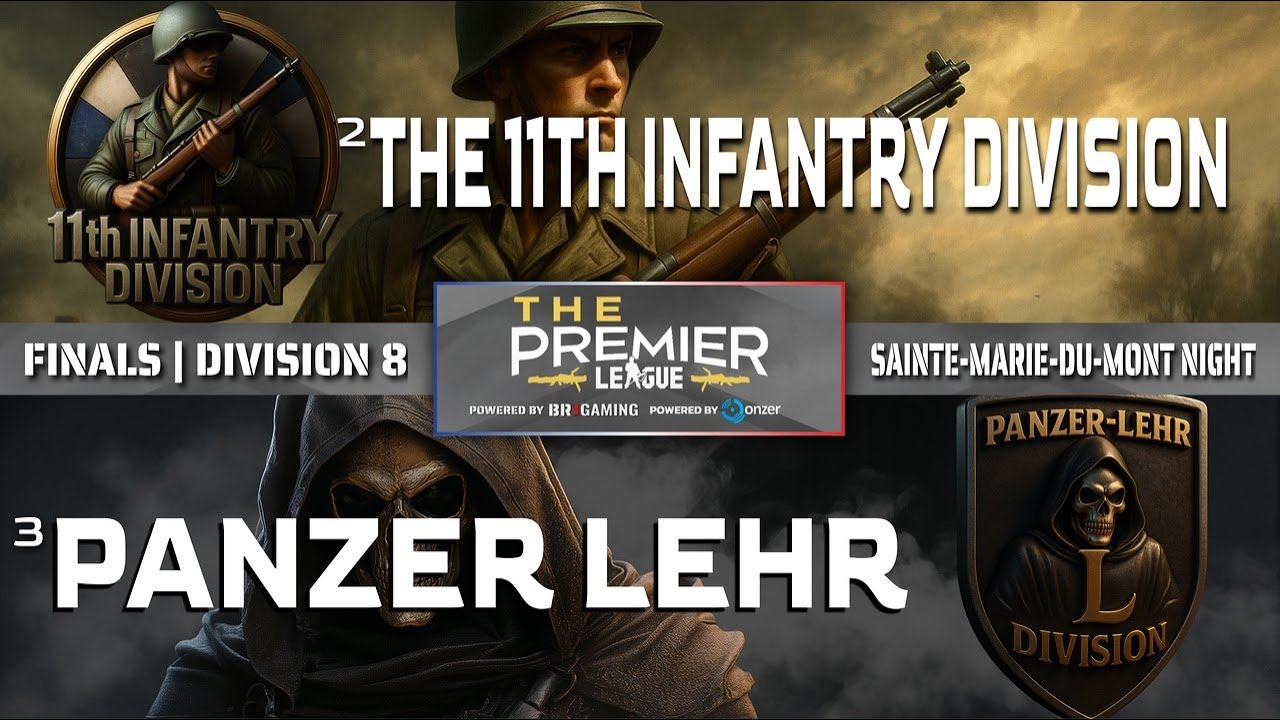 Hell Let Loose DIv 8 FINALS - 11th ID vs PZLD  -  The Premier League - SMDM AA Network - Console HLL