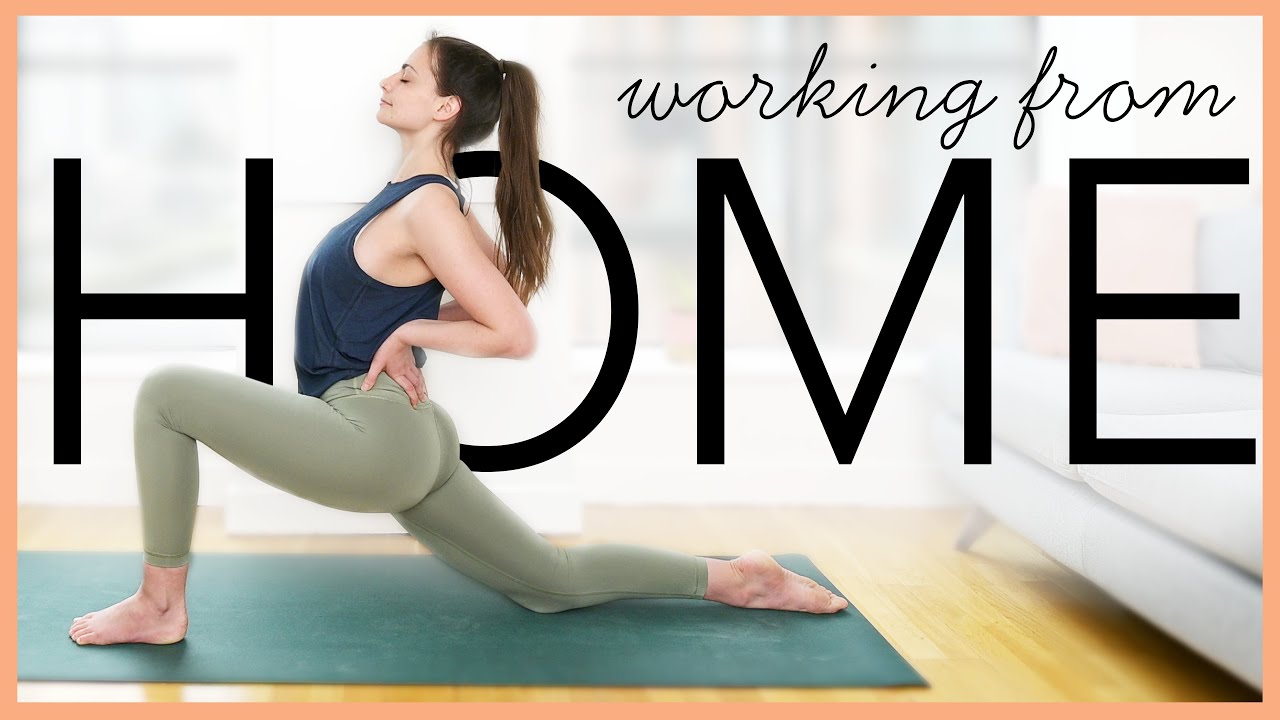 📚Working from home Yoga break (10 minutes to boost your productivity)