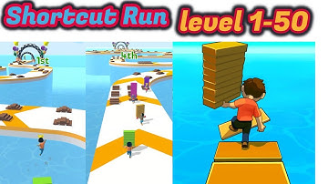 Shortcut Run Gameplay (iOS & Android) Walkthrough Part 1 levels 1-50