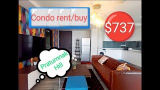 $737 | Rent/Buy | 2 Bed 2 Baths Condo | PRATUMNAK HILL | Thailand
