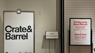 Crate & Barrel Oakridge Store in Vancouver BC - updated showroom tour | October 10, 2025 3:00pm PST.