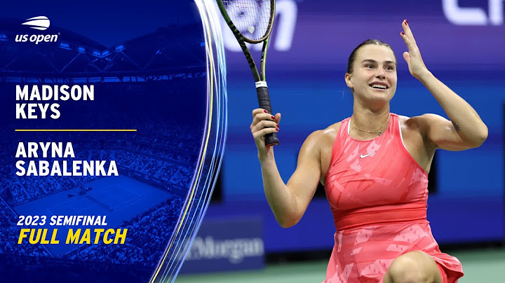Madison Keys vs. Aryna Sabalenka Full Match | 2023 US Open Semifinal