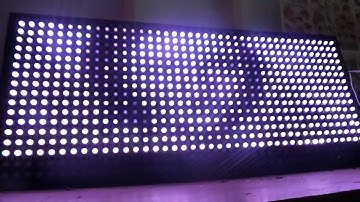 Led matrix 41*15 raspberry pi ws2801 via spi programmed python & glediator