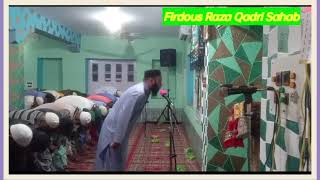 Praying Magrib Salah At Redwani Kulgam Firdous Raza Qadri Sahab