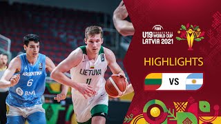 Lithuania - Argentina | Full Highlights | Class 5-8