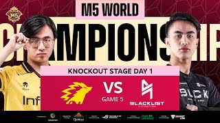 ENG M5 Knockouts Day 1  ONIC vs BLCK  Game 5