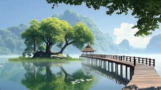 Lake Near Forest Hills Live Wallpaper 4K HD | Calm Nature Background for PC screenshot 1