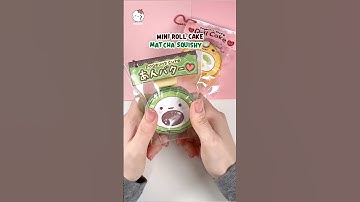 Matcha Roll Cake Key-chain DIY + Free printable