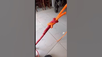 #77 Đây là nút thắt nối hai đầu dây cực chắc chắn, hãy thử 1 lần #tutorial #handmade #knot #diy