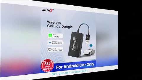 Latest Products You Must Know! CarlinKit Wireless CarPlay Adapter USB Wireless Android Auto Dong
