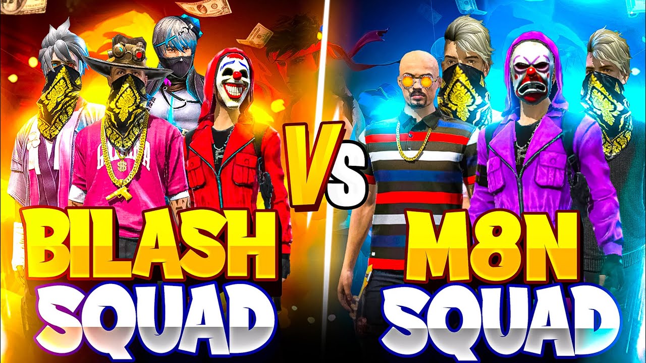 THEY THINK I'M HACKER😂 BILASH (INDIA) VS M8N (MENA) || CLASH SQUAD CUSTOM MATCH!!!!!