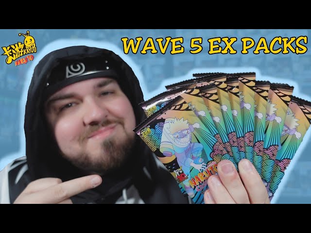 Opening 10 x Naruto Kayou Wave 5 EX Packs - YouTube