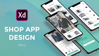 Shop App Design In Adobe Xd Part 2 screenshot 3