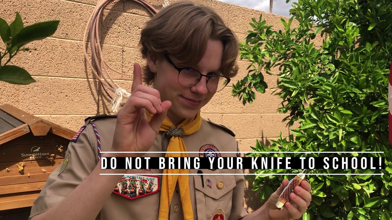 Scouter Kit Knife Safety YouTube